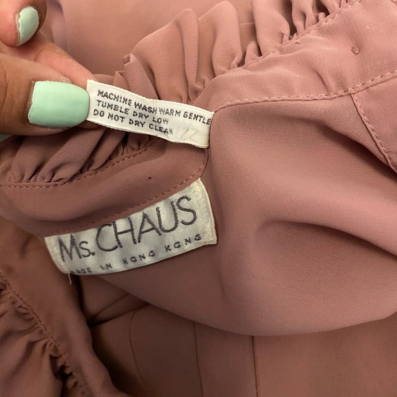 Vintage dusty rose prairie dress 👗💗 - Picture 7 of 8